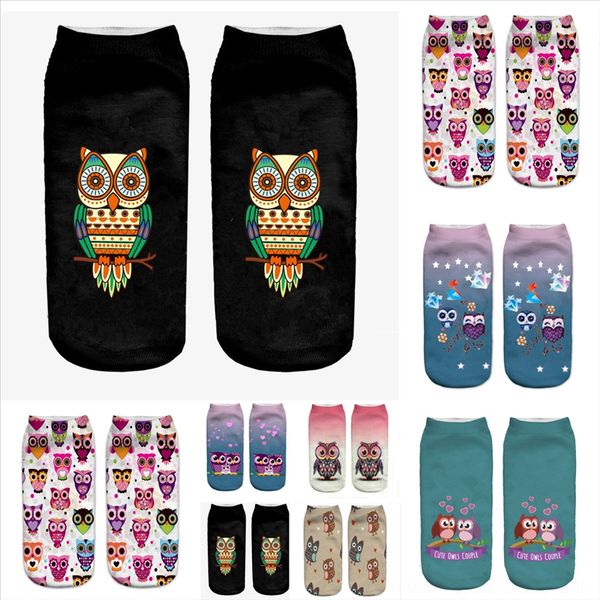 

ydofo bamboo fiber sock men's animal print odd compression owl chinelo business breathable deodorant socks socks men long big, Black