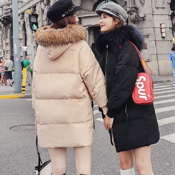 

2021 new great -skin new gray turtleneck duck down female long bloated winter jackets of korean women parka jacket mainly kj566 21mp, Black