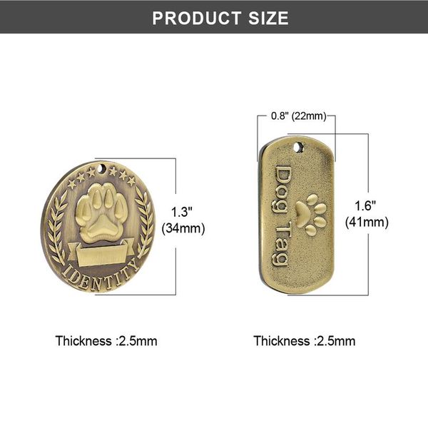 

customized pet dog id tag engraving dogs cats nameplate pet dog collar accessories stainless steel pet name wmttko