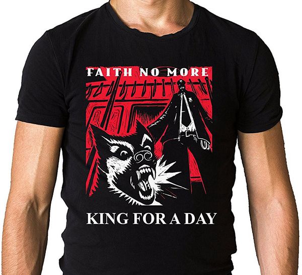 

t shirt mens fashion men faith no more king for a day 1995 dog album cover inspired black t shirt sport hooded sweatshirt hoodie