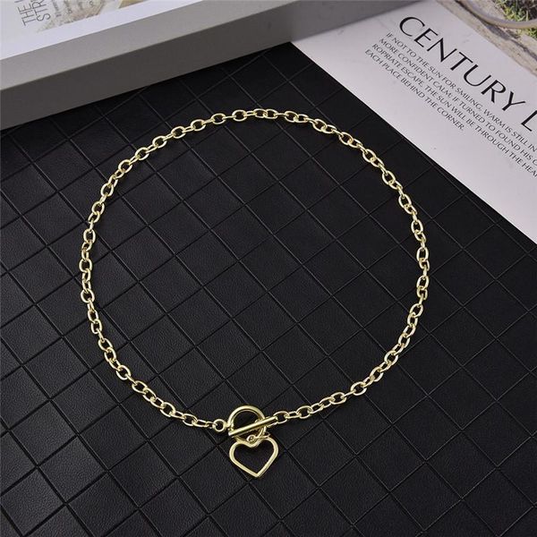 

модный колье цепи femme просто для круг цвет золото ожерелье collier подруга женщин подвески ожерелья подарков ювелирные изделия сердца bbyx, Golden;silver