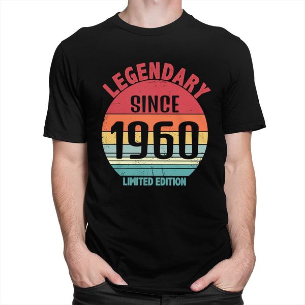 

retro vintage legendary born in 1960 pre shrunk 60th birthday gift tee short sleeve casual merch hooded sweatshirt hoodie men t shirt