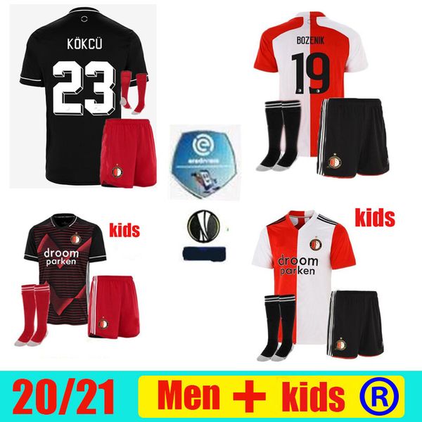 

adults and kids 20 21 feyenoord soccer jersey kokcu football shirt berghuis camiseta de futbol jorgensen camiseta de fútbol 2020 2021 senesi, Black;yellow