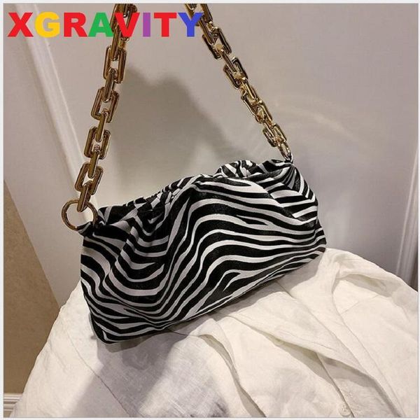 

xgravity new autumn designer cloudy woman bags elegant women's handbag female casual bags folded ladies totes girl handbags
