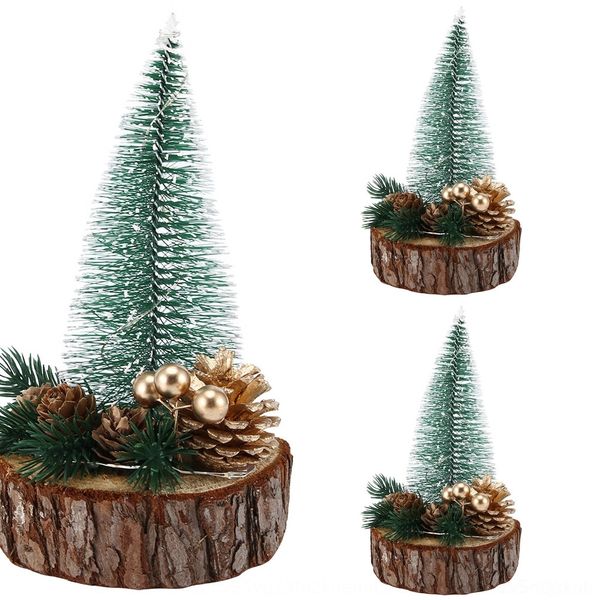 

4jw1a new led pine fruit 5 christmas bai pine cones tree stained mini xuesong with lights deskwindow decoration christmas decoration 5aag