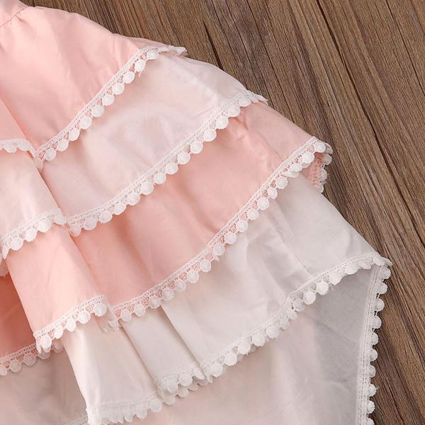 

1-6y toddler baby kid girls dress lace ruffles tutu party wedding birthday formal dresses for girls children jllozg