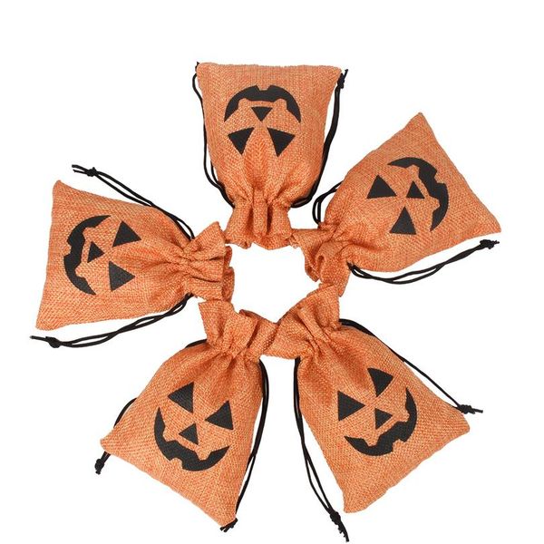 

halloween gift bag jute burlap jewellry packing pouches chirstmas party decor bags candy sachet can customi jlllmv