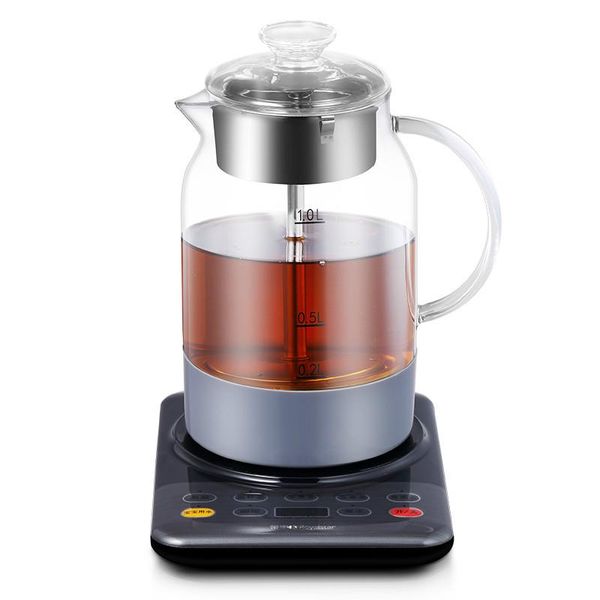

electric kettle curing pot black brewed ware glass electric steaming steam teapot