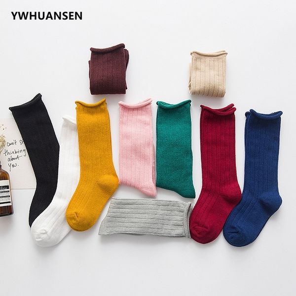 

ywhuansen spring summer short socks candy color boys girls cotton socks for children fashionable socks baby accessories kids y201009, Pink;yellow