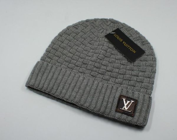 

2021 fashion classic good quality luxury brands v autumn winter wool hat casual letter hats for men women designer cap, Blue;gray