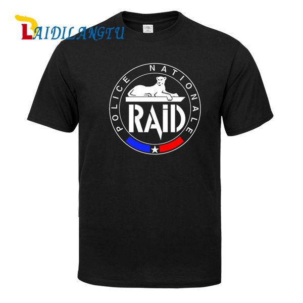 

men clothes 2018 raid french police men's t shirt anti-terrorism unit gign black o neck tee t-shirts sport hooded sweatshirt hoodie