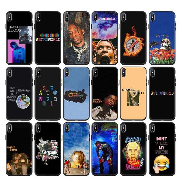 

vip soft silicone case, travis scott astroworld black case for vip xs max xr x 6 6s 7 8 plus 5 5s se 11 pro max