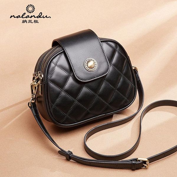 

women leather small bag 2020 ladies diagonal shoulder bags british fashion wild large capacity chain handbag bag gift 319