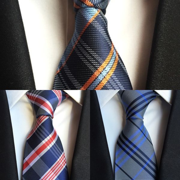 

7unf new party classic mens tie silk formal yellow krawatten herren solid gold red necktie ties for man business wedding gift arrival, Blue;purple