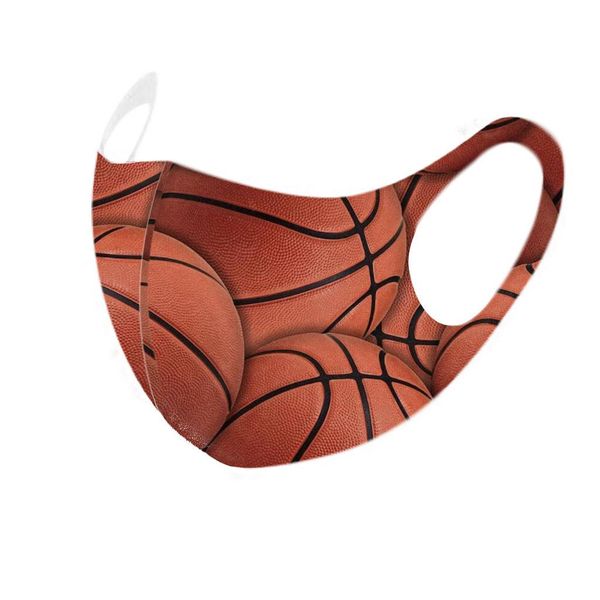 

cute mouth covering football children's adjustable windproof reusable ball printed mouth mask mask for face kids wmtlpp