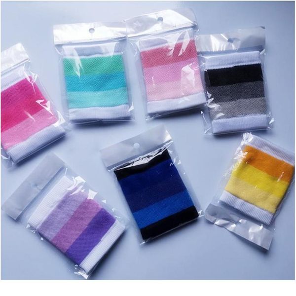 

1pcs cotton wrist support wristbands sport sweatband hand band sweat wrist support brace wraps guards gym volleyba jllbsj, Black;red