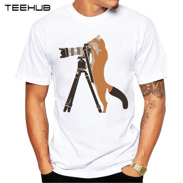 

new arrivals cool design men's fashion fox sticker printed short sleeve o neck hipster tee sport hooded sweatshirt hoodie men t shirt