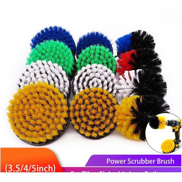 

power scrubber brush set electric drill cleaning brush for cleaning carpets, kitchens and bathrooms drill attach bbykkw