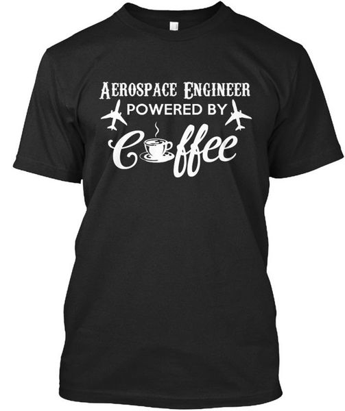 

letter print short aerospace engineer powered by coffee standard t shirt summer t shirt sport hooded sweatshirt hoodie