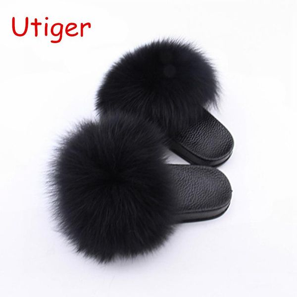 

slipper children girls home shoes hair princesse girl beach summer autumn kids slides size 29-35, Black;grey
