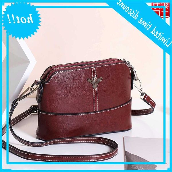 

single shoulder korean 2020 new leather fashion messenger women's small bag niu pitt sell