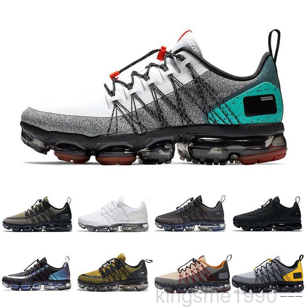 

2020 tn plus big size us 13 outdoor shoes fly knit mens womens sports sneakers 2019 run utility runnnig speed trainers yujd, Black