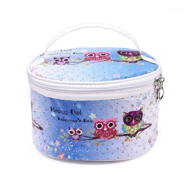 

travel organizer waterproof pouch toiletry portable round zipper cosmetic bag kit makeup wash bags fa$31