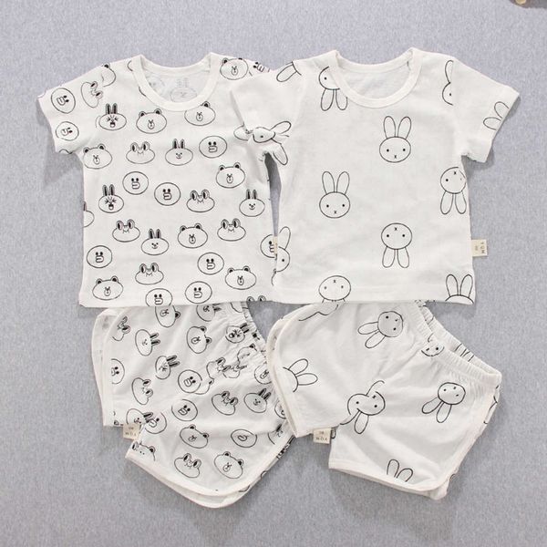 

new children's cartoon pajamas set in spring and summer 2020, Blue;red