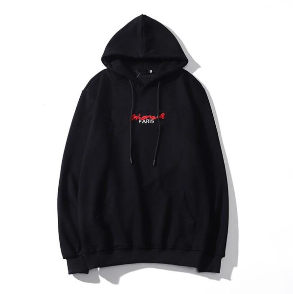 

mens hoodies new arrival hoodie autumn spring mens hoodie loose casual hoodie men and women pullover thick casual sweater, Black
