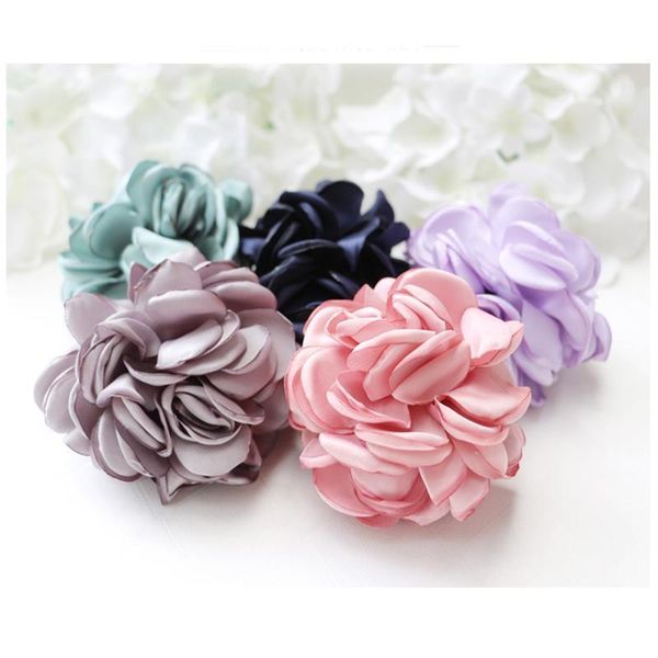 

new rose shape cloth flower ball keychain key ring for women bag pearl car pendant jewelry gifts trinket key chain eh400 h bbykrv