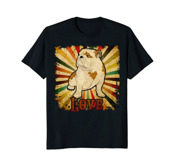 

summer tees printed streetwear english bulldog tshirt vintage english bulldog retro design art t shirts sport hooded sweatshirt hoodie