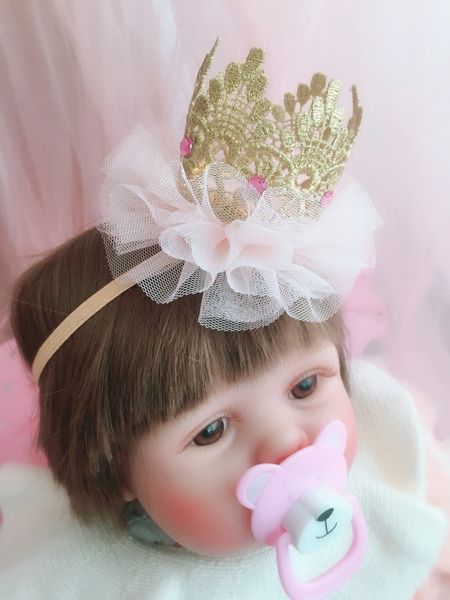 

icrown belt, female baby hair ornament, korean children's accessories, headdress, full moon, hundred day pgraphy, Silver