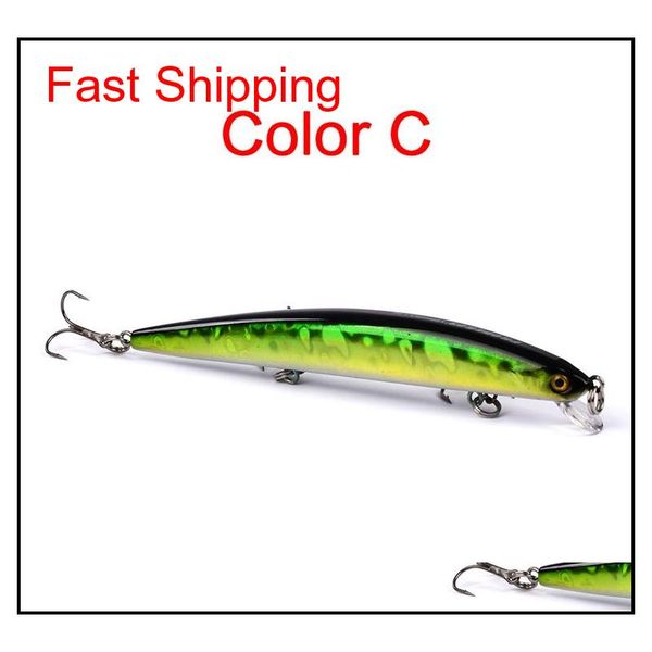 

new sea lure slender shape lure minnow fishing lure 12.5g 13.5cm abs plastic hard bait casting spinne qylydm yh_pack