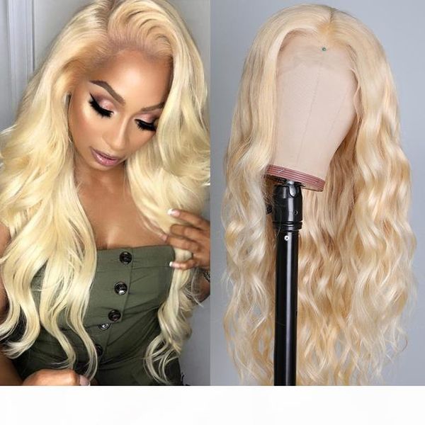 

# 613 blonde фронт шнурок человеческих волос парики для белых женщин объемной волны бразильской девы волосы полных парики шнурка с ребенком, Black;brown