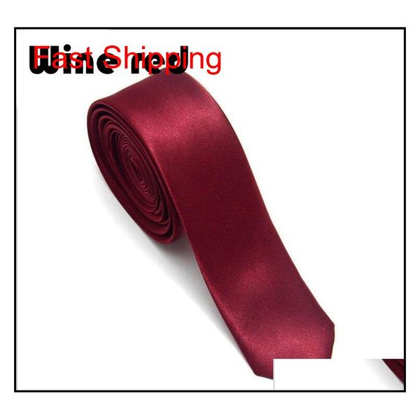 

narrow black tie for men 3.5cm casual arrow skinny red necktie fashion man accessories simplicity for party qylaij queen66, Blue;purple