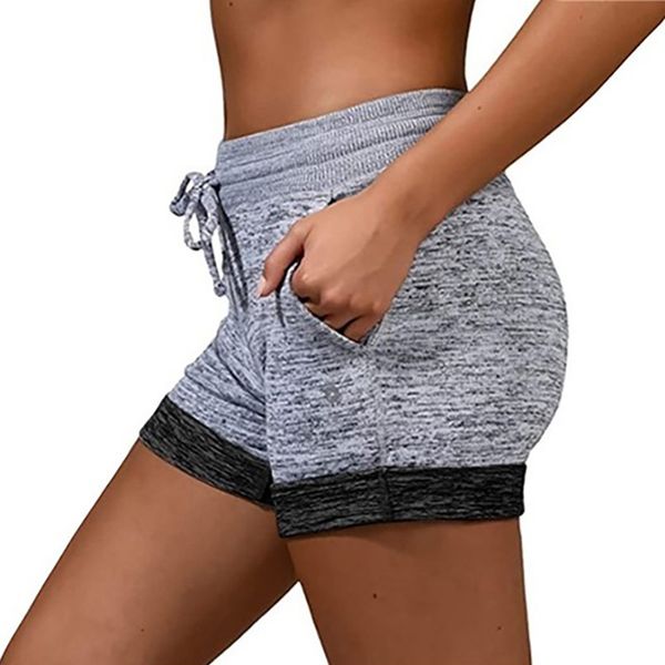 

new women's clothing bottoming quick drying casual sports waist controlled lace up stretch shorts female fashion, White;black