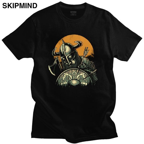

vintage viking attack t shirt коротким рукавом печати берсерк воин tshirt сыпучие fit tee майка одежда подарков спорта толстовка с капюшоном