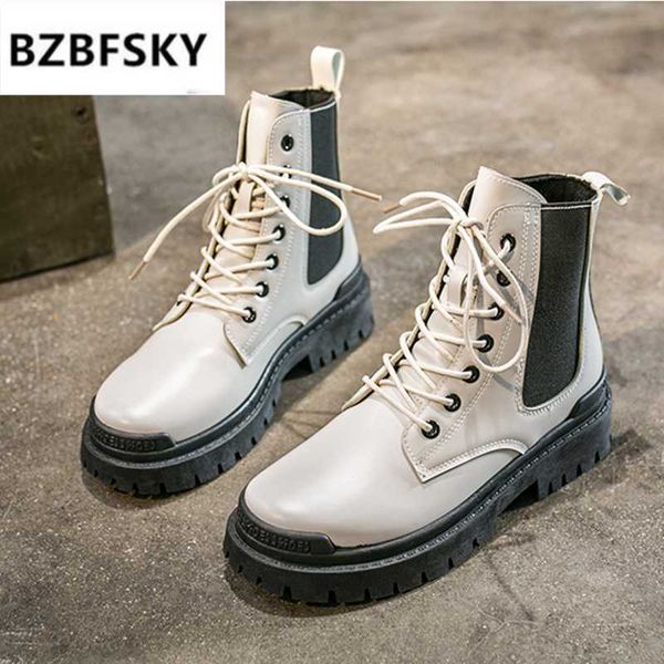 

fashion women boots new autumn new solid color thick bottom breathable comfortable comfortable female boots, Black