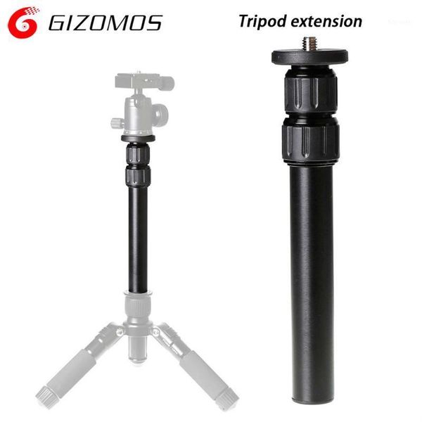 

gizomos gm2 aluminum alloy extension rod of central axis stick pole 1/4 inch 3/8 for thread stabilizer rod monopod tripod axis1