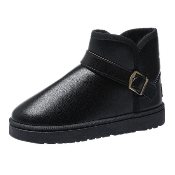 

new ladies plus size boots fashion plus velvet waterproof non-slip lightweight comfortable couple casual boots women, Black