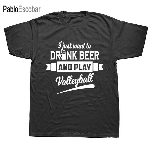 

дизайнеры балахон новизна волейболист пиво мужских короткие рукава крупногабаритных streetwear hip hop печатного тиса футболки толстовки