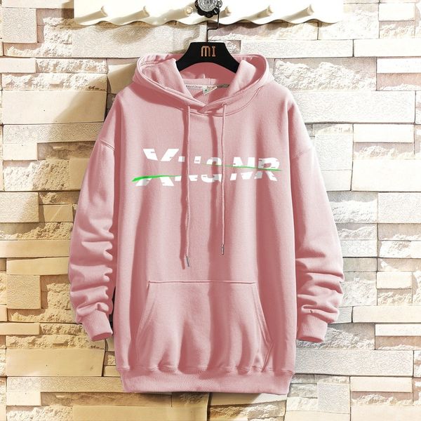 

2020 autumn spring fashion black sweatshirt men's black white pink hip hop long sleeve pullover hoodies sweatshirt clothes
