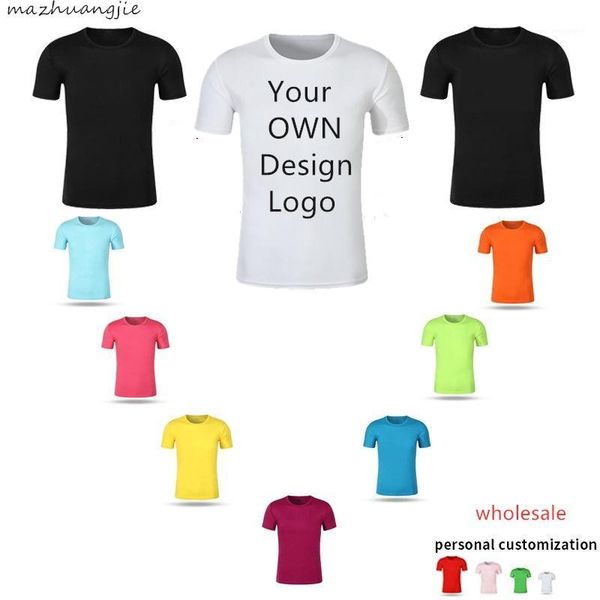 

custom men women customized t shirt print like p or logo text diy your own design 100% cotton harajuku black tshirt1, White;black