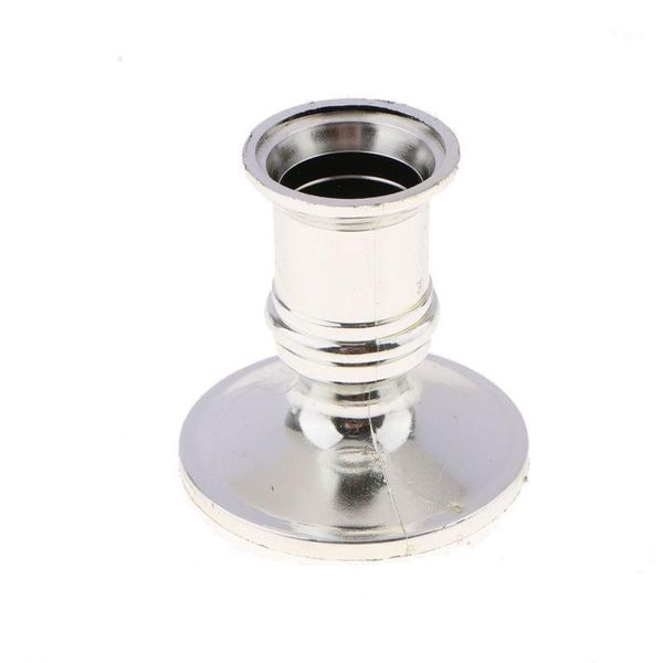 

2020 taper candle holders traditional shape fits standard candlestick silver 2x set1