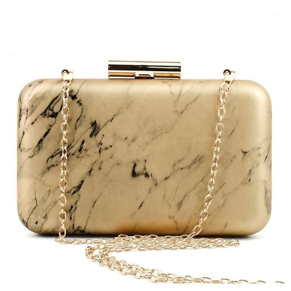 

woman's evening clutch new unique marble shoulder bag elegant wallet fashion bolsa feminina handbag1