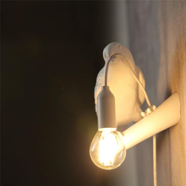 

lucky bird lamp led wall lamp for living room deco bedroom lamps indoor lighting crow mirror lights seletti wall light fixture