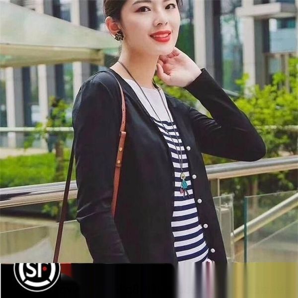 

r0kbo professional amash women's clothing 2020 sunscreen air conditioning cardigan sunscreen and summer new shirt thin spring clothing, White;black