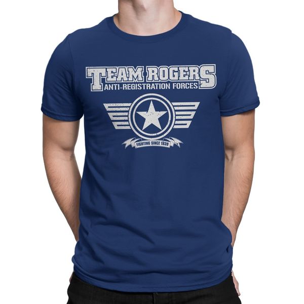 

new summer cool tee shirt captain america t shirt inspired -team rogers-civil war t-shirt navy t-shirt sport hooded sweatshirt hoodie