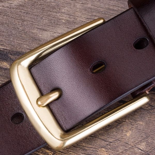 

dfzs3 men's leather leather layer pinfirst fashion casual gift men's pinfirst cowhide layer cowhide fashion belt belt casual gift, Black;brown