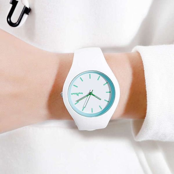 

new jelly men couple fashion and children women leisure sports simple wind watch trend r1fopqgg, Slivery;brown